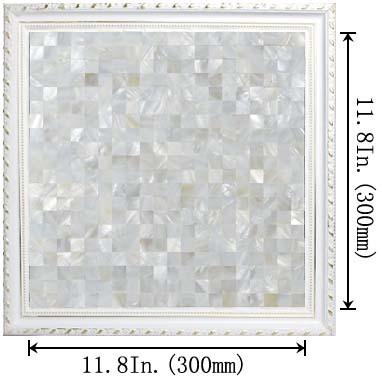 dimensions of the mother of pearl tile - st076