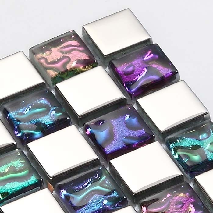 crystal glass tile vitreous mosaic wall tiles plated -d151