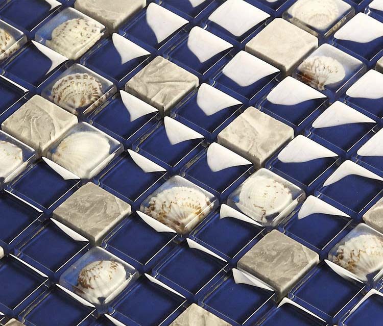 Whole Marble With Blue Crystal S Mosaic Tile Sheet Design Bac - Blue Bathroom Floor Tile Stickers Whole Marble With Blue Crystal S Mosaic Tile Sheet Design Bac - Blue Bathroom Floor Tile Stickers