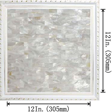dimensions of the mother of pearl tile - st077