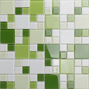 front of crystal glass tile vitreous mosaic wall tiles